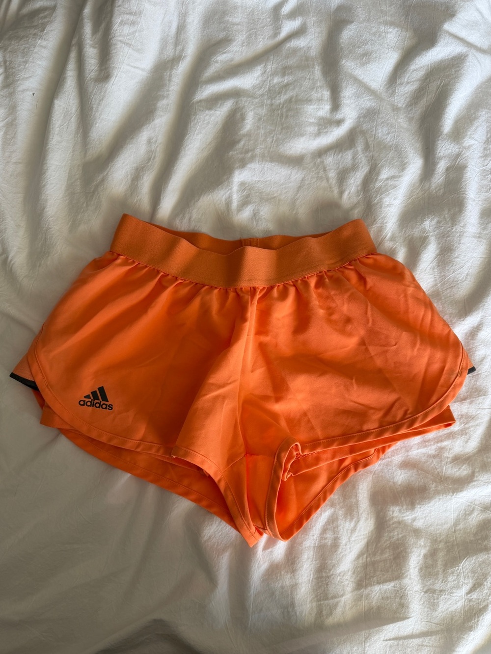 adidas Aeroready Women's Bright Orange Athletic Running Shorts